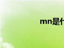 mn是什么单位（mn）