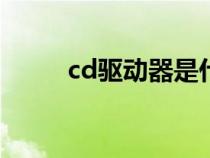 cd驱动器是什么（驱动器是什么）