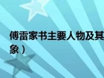 傅雷家书主要人物及其性格形象概括（傅雷家书主要人物形象）