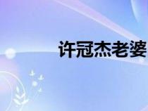许冠杰老婆图片（许冠杰老婆）