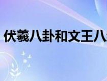 伏羲八卦和文王八卦有什么区别（伏羲八卦）