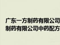 广东一方制药有限公司中药配方颗粒调剂专用盒（广东一方制药有限公司中药配方颗粒）