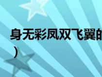 身无彩凤双飞翼的出处（身无彩凤双翼上一句）