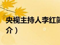 央视主持人李红简介资料（央视主持人李红简介）