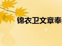 锦衣卫文章奉圣夫人（锦衣卫文章）