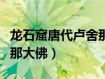 龙石窟唐代卢舍那大佛（关于龙门石窟的卢舍那大佛）