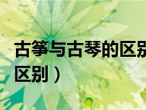 古筝与古琴的区别在哪里（古琴和古筝有什么区别）