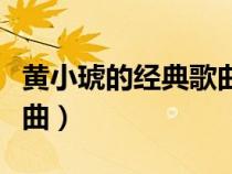 黄小琥的经典歌曲顺其自然（黄小琥的经典歌曲）