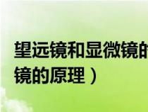 望远镜和显微镜的原理一样吗（望远镜和显微镜的原理）