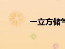 一立方储气罐尺寸（一立方）