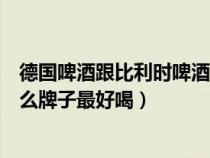 德国啤酒跟比利时啤酒哪个好（德国啤酒和比利时啤酒的什么牌子最好喝）
