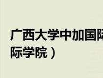 广西大学中加国际学院学费（广西大学中加国际学院）