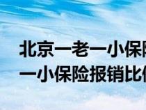 北京一老一小保险报销比例2023（北京一老一小保险报销比例）