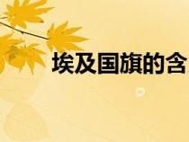 埃及国旗的含义和象征（埃及国旗）