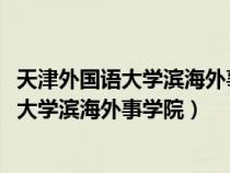 天津外国语大学滨海外事学院2023录取分数线（天津外国语大学滨海外事学院）