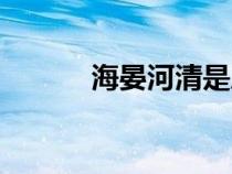 海晏河清是成语吗（海晏河清）
