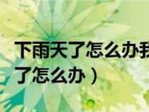 下雨天了怎么办我好想你下一句歌词（下雨天了怎么办）