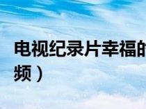 电视纪录片幸福的港湾（幸福的港湾记录片视频）