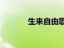 生来自由歌曲DJ（生来自由）