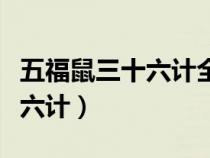 五福鼠三十六计全集猫国大将（五福鼠之三十六计）