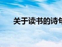 关于读书的诗句书签（关于读书的诗）