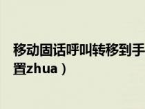 移动固话呼叫转移到手机怎么设置（固话转移到手机怎么设置zhua）