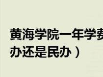 黄海学院一年学费多少钱（青岛黄海学院是公办还是民办）