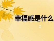 幸福感是什么激素（幸福感是什么）