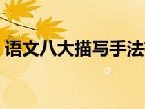 语文八大描写手法有哪些（描写手法有哪些）