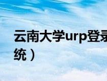云南大学urp登录系统（云南大学urp应用系统）