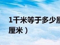 1千米等于多少厘米多少毫米（1千米等于几厘米）