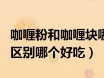 咖喱粉和咖喱块哪个好用（咖喱粉和咖喱块的区别哪个好吃）