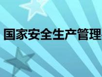 国家安全生产管理平台（安全生产管理平台）