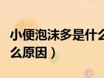 小便泡沫多是什么原因女性（小便泡沫多是什么原因）