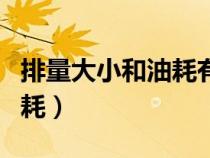 排量大小和油耗有关系吗（汽车排量大小与油耗）