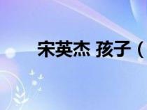 宋英杰 孩子（宋英杰孩子事件真假）