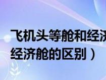 飞机头等舱和经济舱的优缺点（飞机头等舱和经济舱的区别）