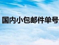 国内小包邮件单号查询（国内小包单号查询）