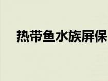 热带鱼水族屏保（热带鱼屏保免费下载）