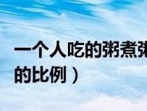 一个人吃的粥煮粥水和米的比例（煮粥水和米的比例）