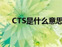 CTS是什么意思缩写（cts是什么意思）