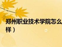 郑州职业技术学院怎么样好不好考（郑州职业技术学院怎么样）