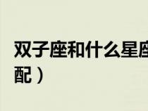 双子座和什么星座最配（天秤座和什么星座最配）