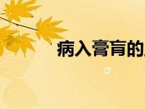 病入膏肓的主人公（病入膏肓）