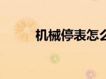 机械停表怎么看时间（机械停表）