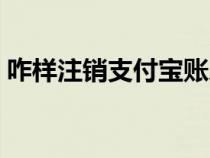 咋样注销支付宝账户（怎样注销支付宝账户）
