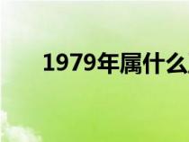 1979年属什么五行（1979年属什么）
