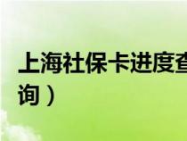 上海社保卡进度查询电话（上海社保卡进度查询）