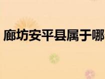 廊坊安平县属于哪个市（安平县属于哪个市）