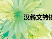 汉彝文转换器（藏文转换器）